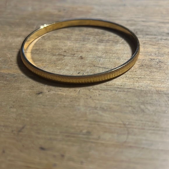 Monet Gold Tone Bangle Bracelet - Picture 1 of 5